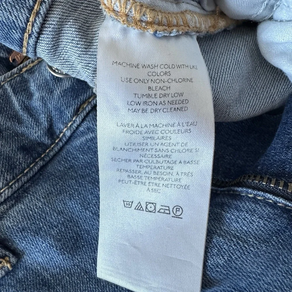 Free People We The Free Wild River Denim Handkerchief Asymmetrical Skirt Blue S